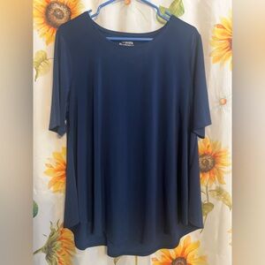 Chico's Deep Blue Tunic Top
